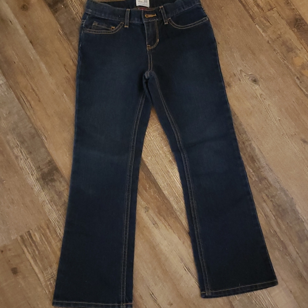 Children place girls boot cut jeans size 8